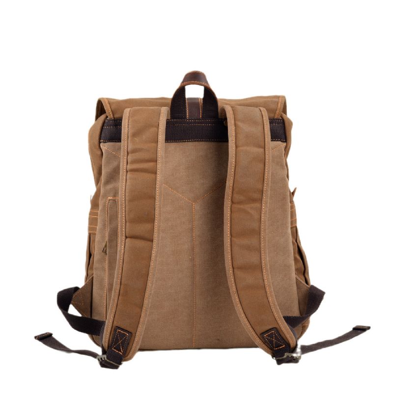 Rucksack Aus Gewachstem Canvas Für 16-zoll-laptop