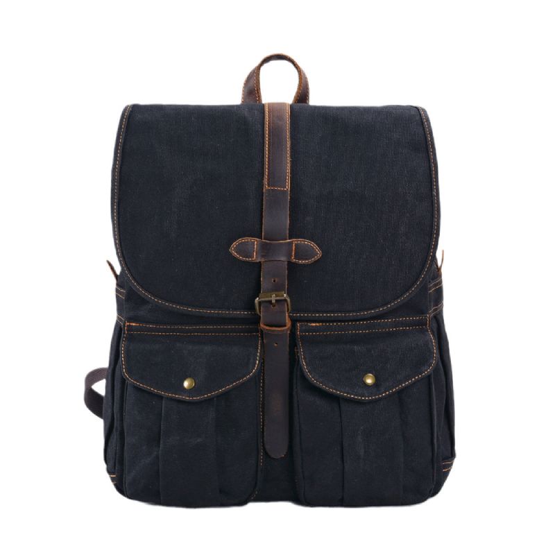 Rucksack Aus Gewachstem Canvas Für 16-zoll-laptop