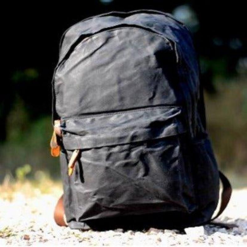 Rucksack Aus Gewachstem Canvas Für Herren Im Vintage-stil