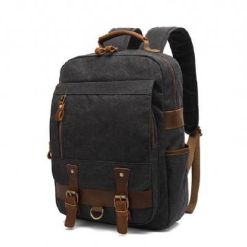 Rucksack Aus Gewachstem Canvas Vintage-rucksack