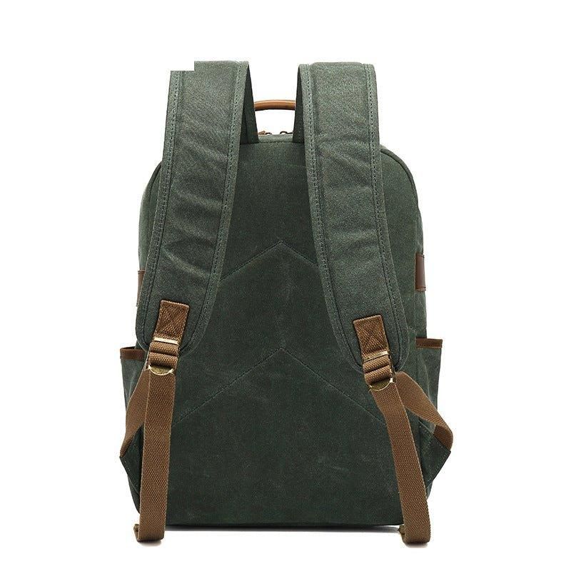 Rucksack Aus Gewachstem Canvas Vintage-rucksack