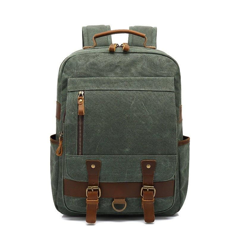 Rucksack Aus Gewachstem Canvas Vintage-rucksack