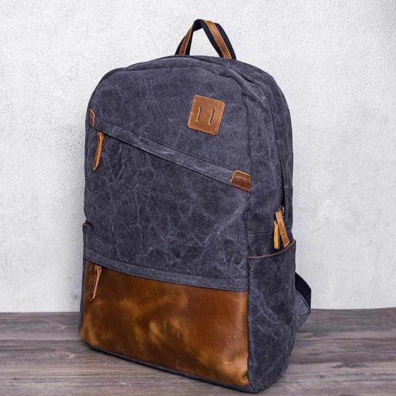 Schulrucksack Aus Canvas Für Herren 14-zoll-laptoptasche