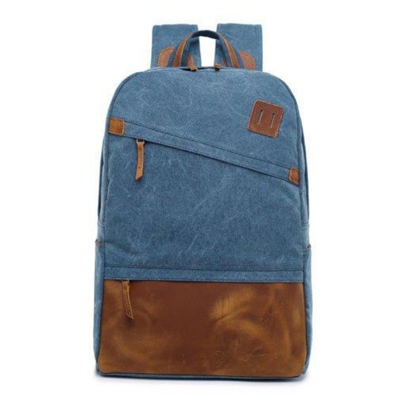 Schulrucksack Aus Canvas Für Herren 14-zoll-laptoptasche