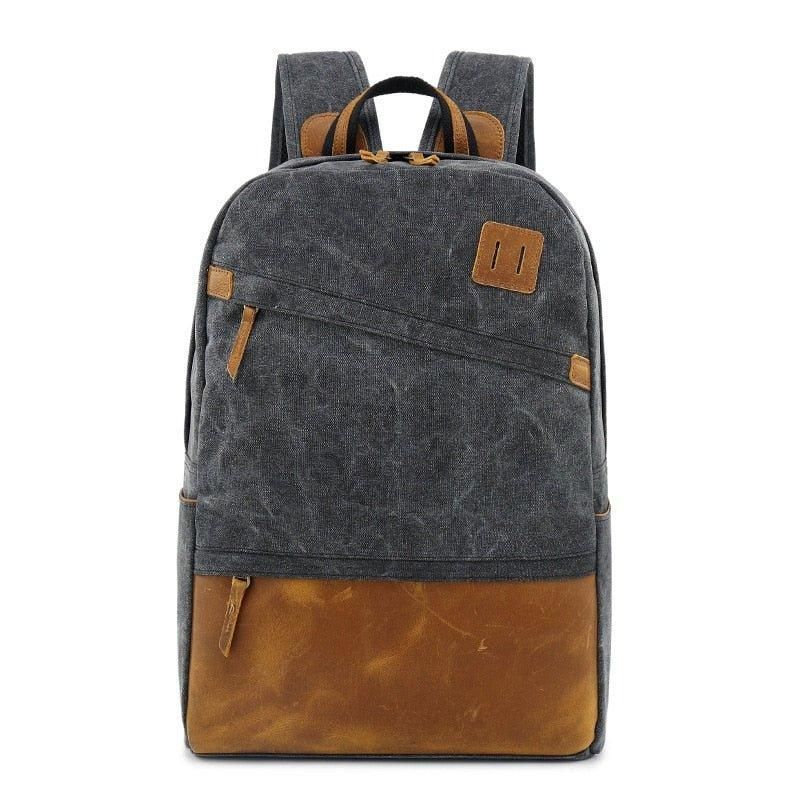 Schulrucksack Aus Canvas Für Herren 14-zoll-laptoptasche