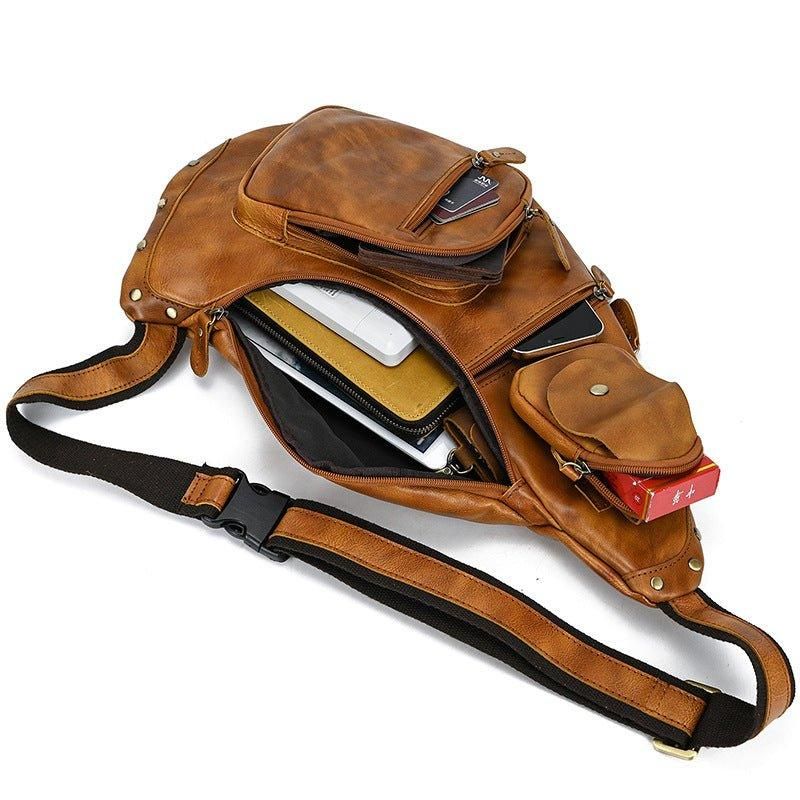 Sling Bag Aus Rindsleder