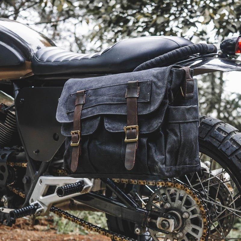 Umhängetasche Aus Canvas Im Vintage-stil Für Herren Motobags