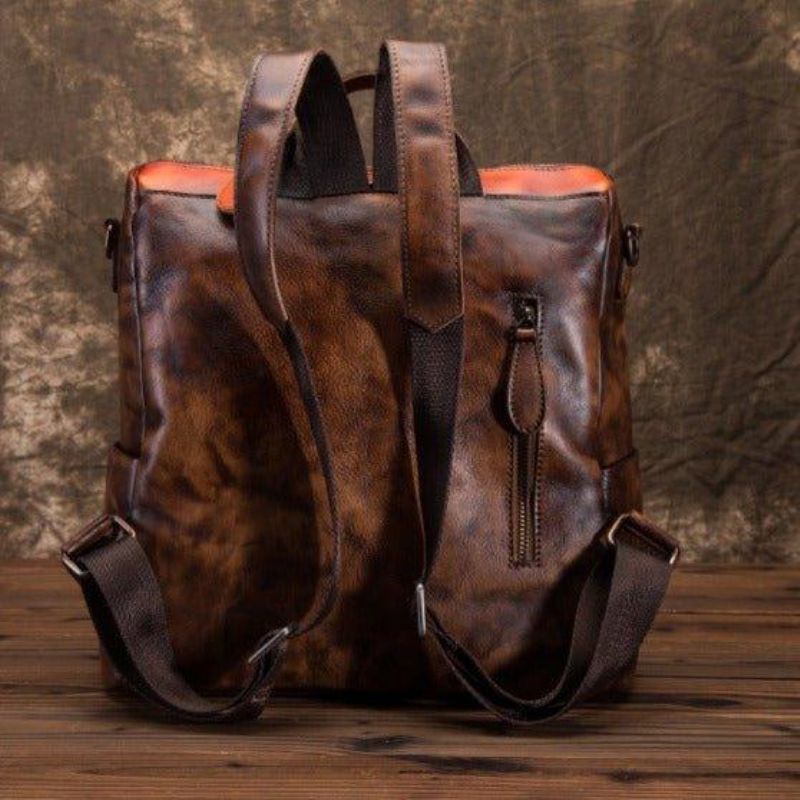 Veganer Umwandelbarer Lederrucksack Für Damen