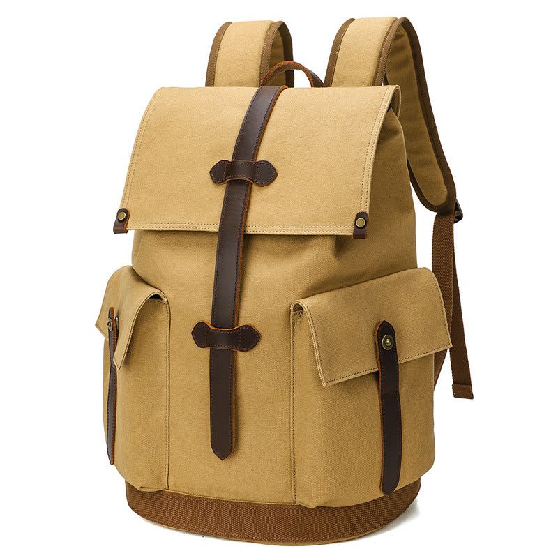 Verschleißfester Canvas-rucksack Reise-computertasche