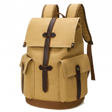 Verschleißfester Canvas-rucksack Reise-computertasche