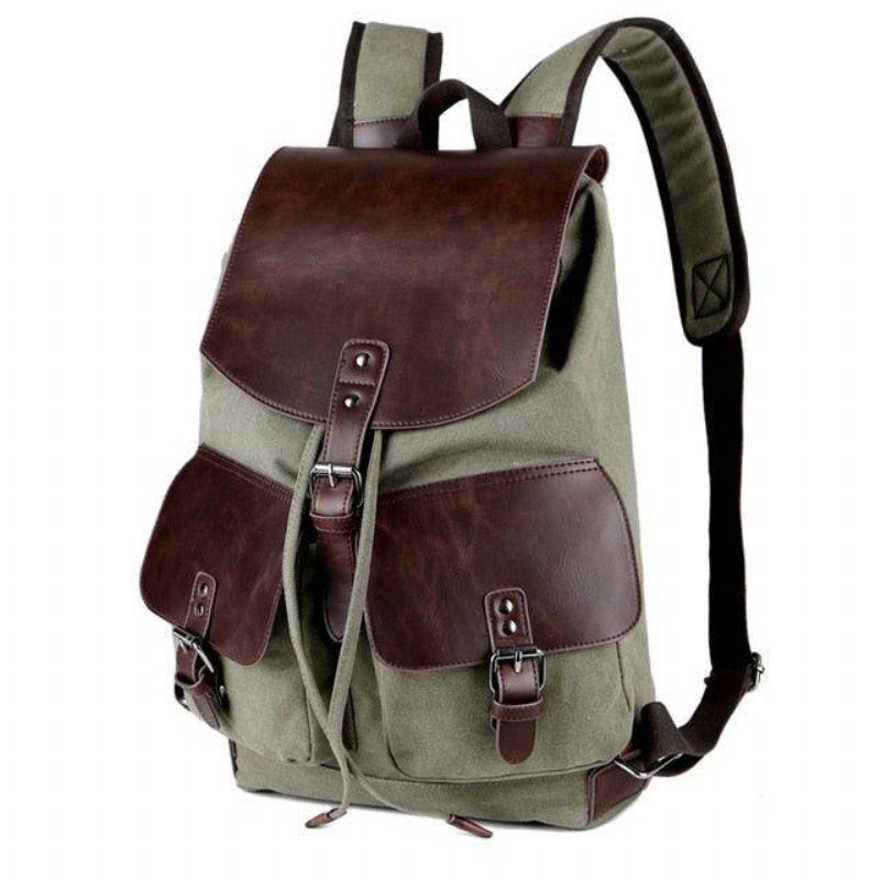 Vintage-canvas-rucksack Reisetasche Für Herren