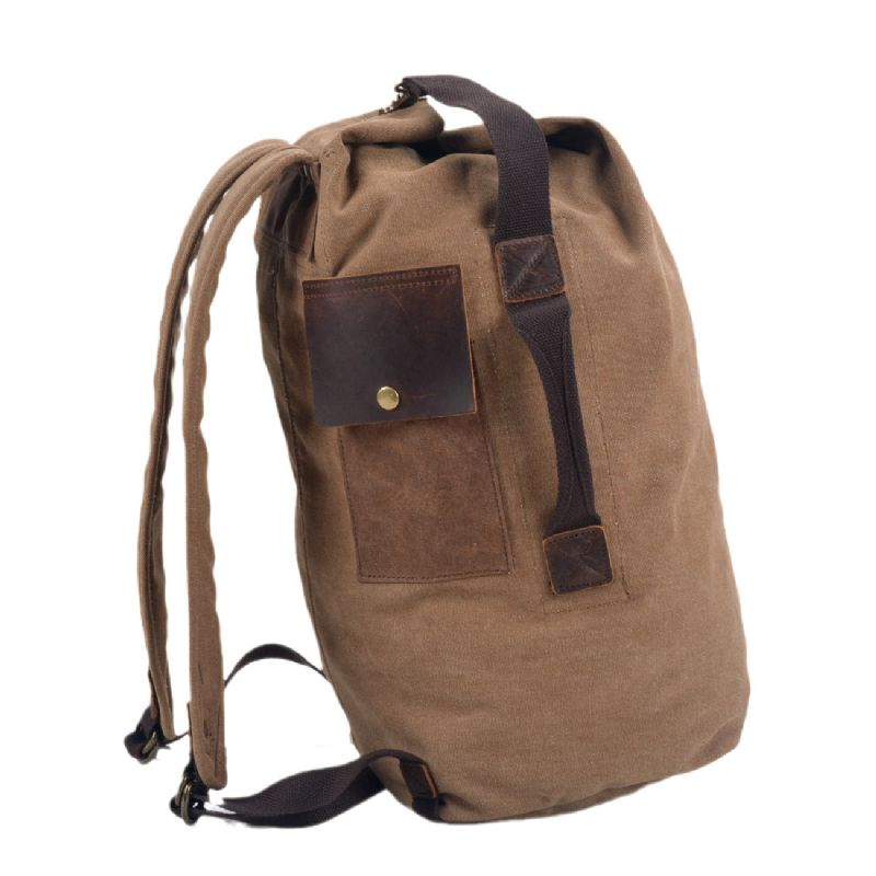 Vintage-canvas-rucksack Stilvoller Und Funktionaler Reisebegleiter