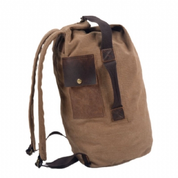 Vintage-canvas-rucksack Stilvoller Und Funktionaler Reisebegleiter