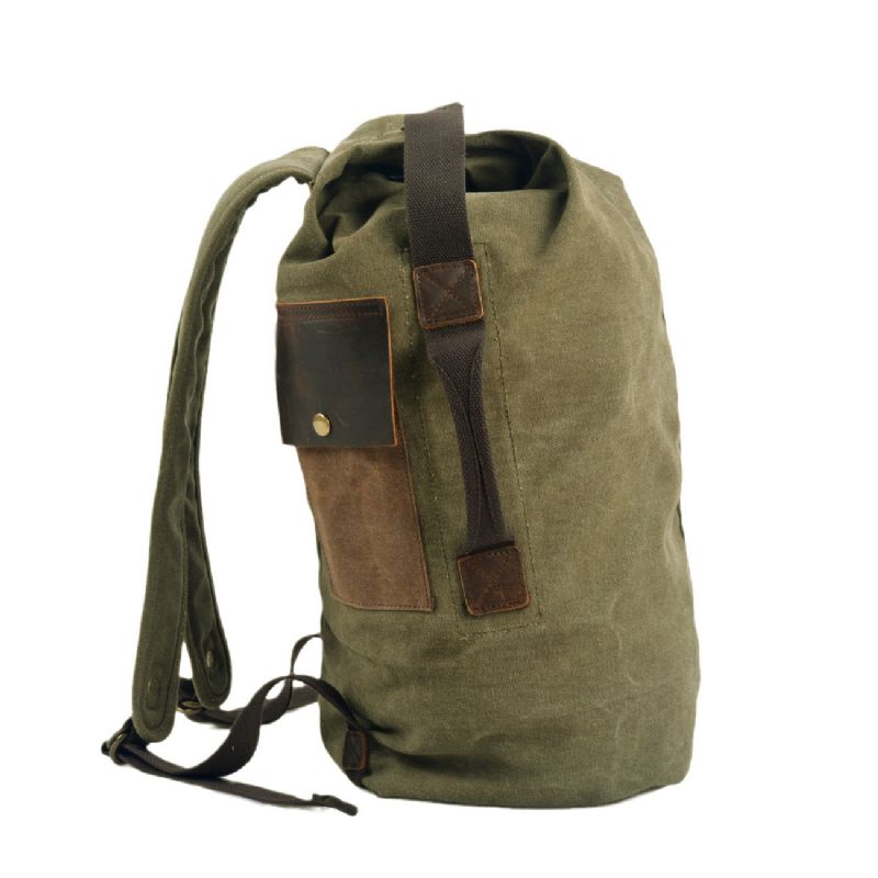 Vintage-canvas-rucksack Stilvoller Und Funktionaler Reisebegleiter