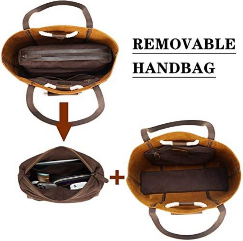 Vintage-damentasche Schulterhandtasche Aus Leder