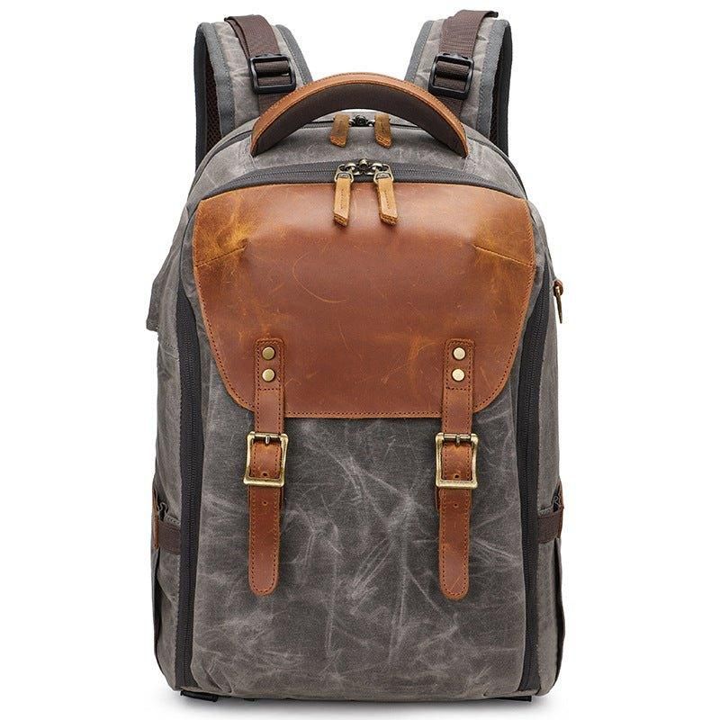 Vintage-kamera-wanderrucksack Mit Laptop-hülle