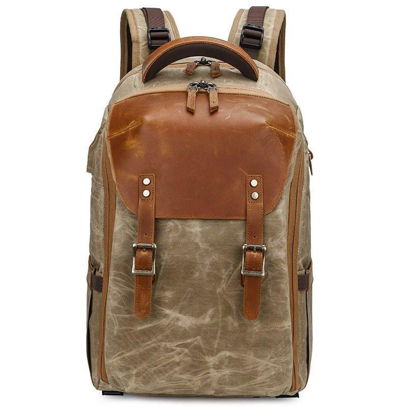 Vintage-kamera-wanderrucksack Mit Laptop-hülle