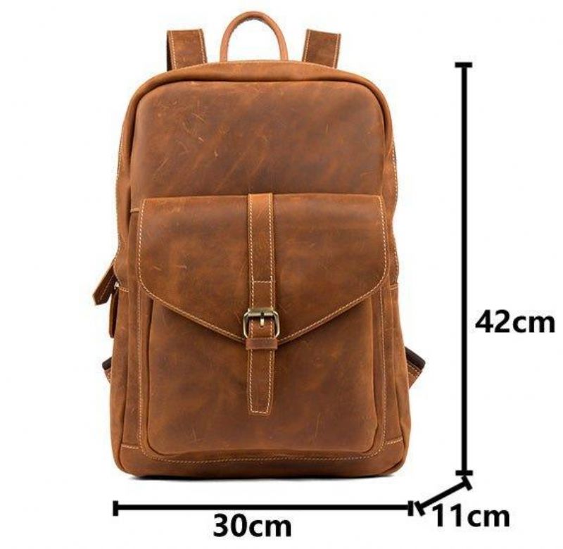 Vintage-laptoprucksack Für Herren 15.6 Zoll