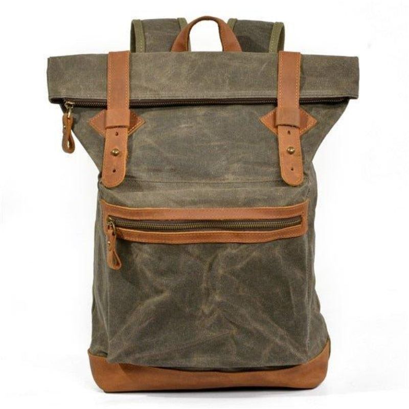 Vintage-rolltop-rucksack Für Reisen