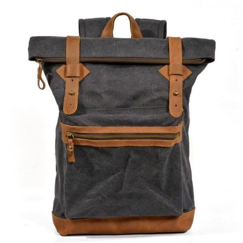 Vintage-rolltop-rucksack Für Reisen