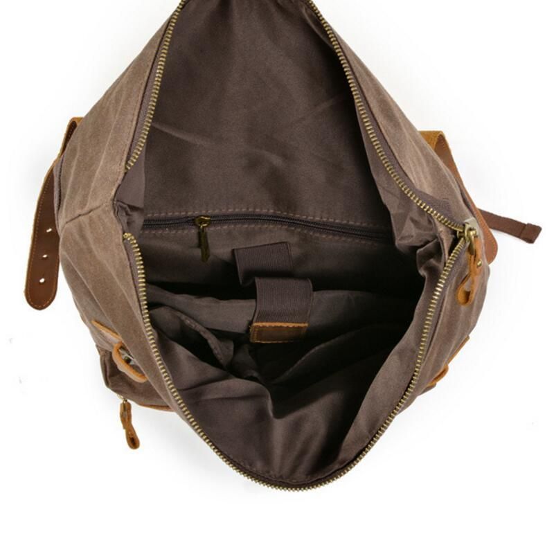 Vintage-rolltop-rucksack Für Reisen