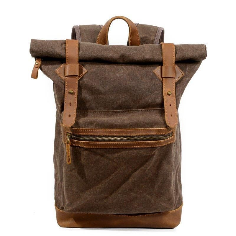 Vintage-rolltop-rucksack Für Reisen