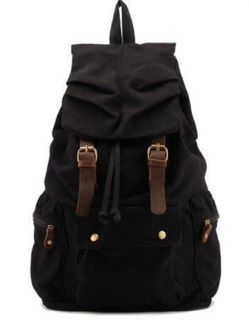 Vintage-rucksack Aus Baumwoll-canvas