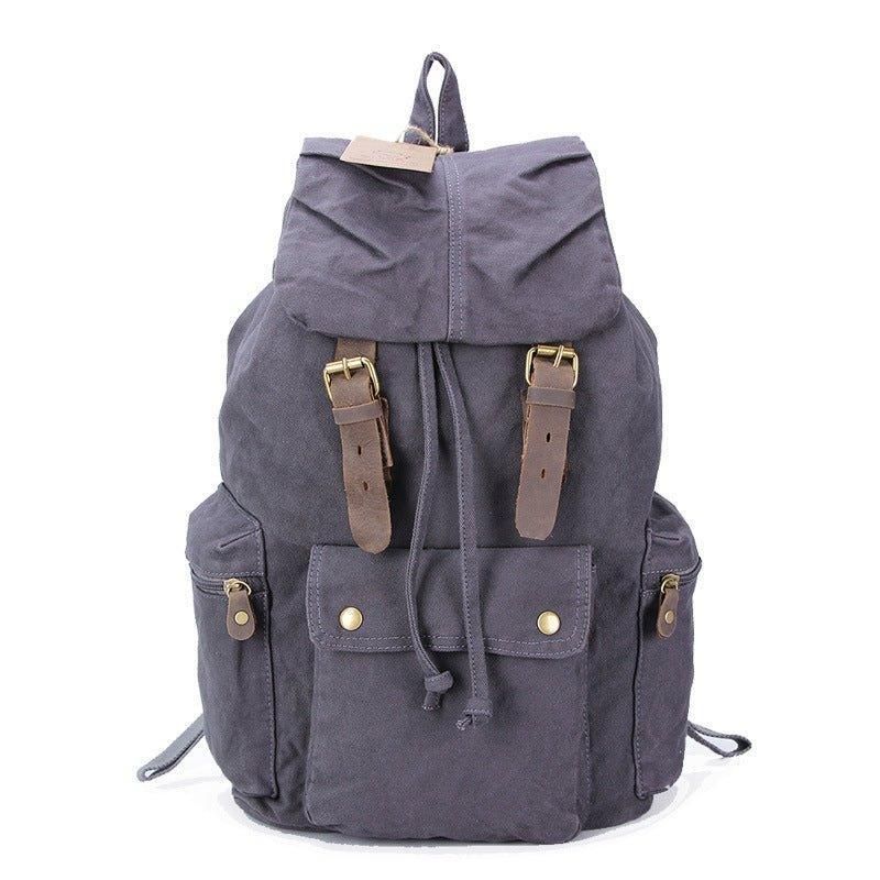 Vintage-rucksack Aus Baumwoll-canvas