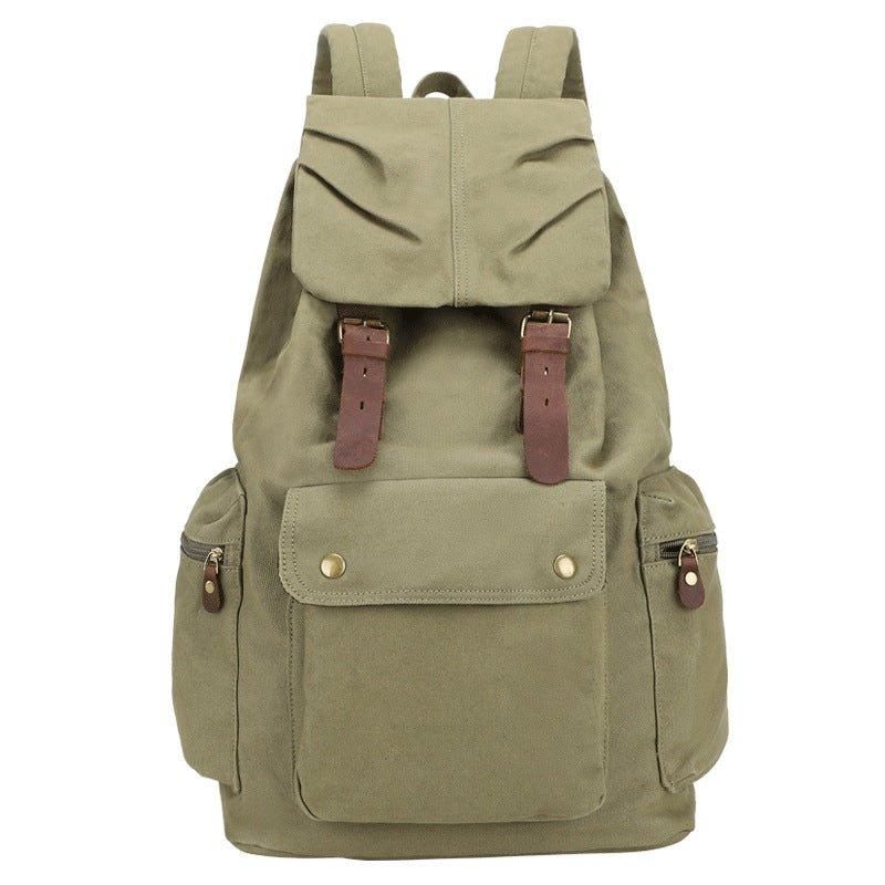 Vintage-rucksack Aus Baumwoll-canvas