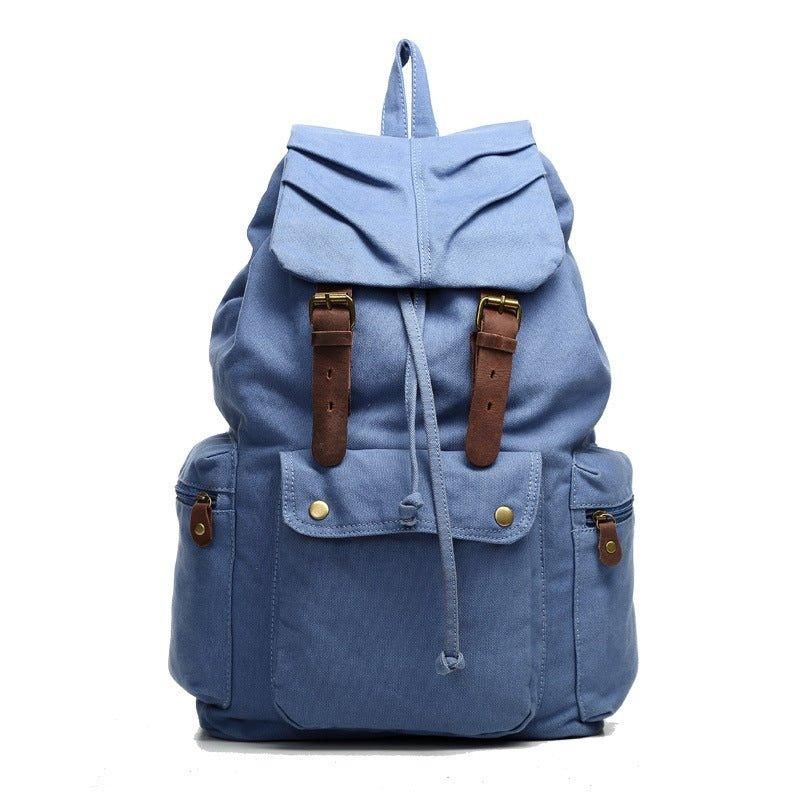 Vintage-rucksack Aus Baumwoll-canvas