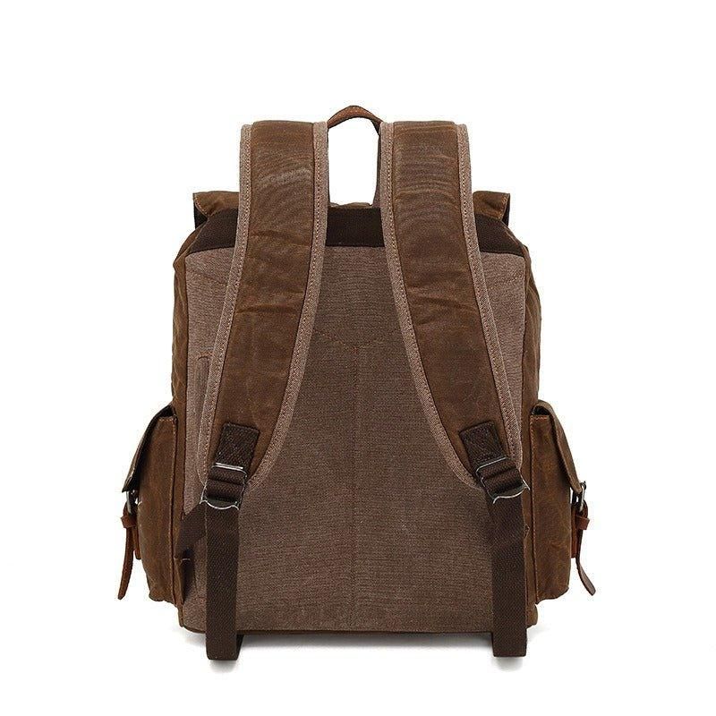 Vintage-rucksack Aus Canvas Im Vintage-stil Für Reisen Und Schule