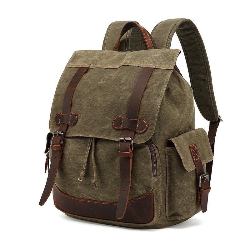 Vintage-rucksack Aus Canvas Im Vintage-stil Für Reisen Und Schule