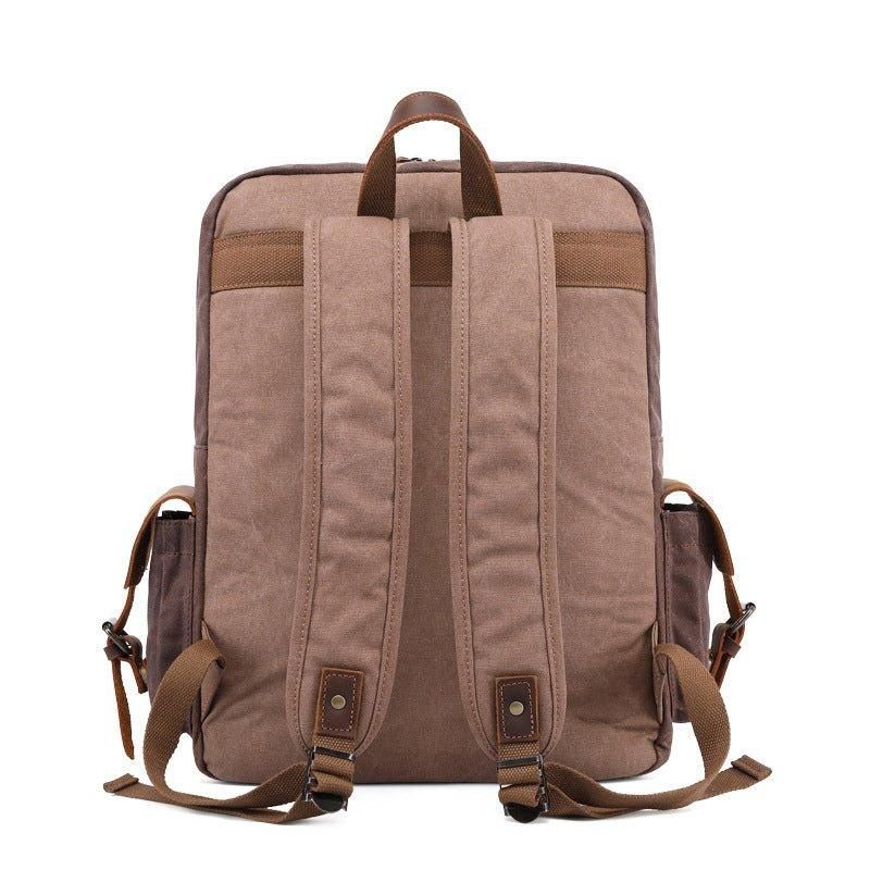 Vintage-rucksack Aus Canvas Laptop