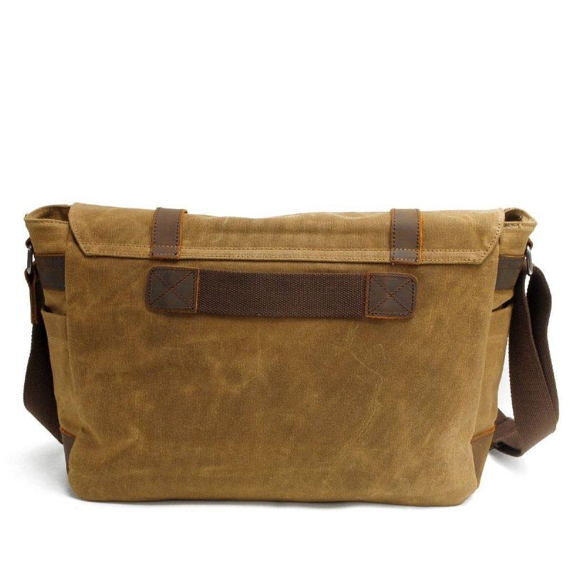 Wasserdichte Messenger-tasche Aus Canvas Für 14-zoll-laptop