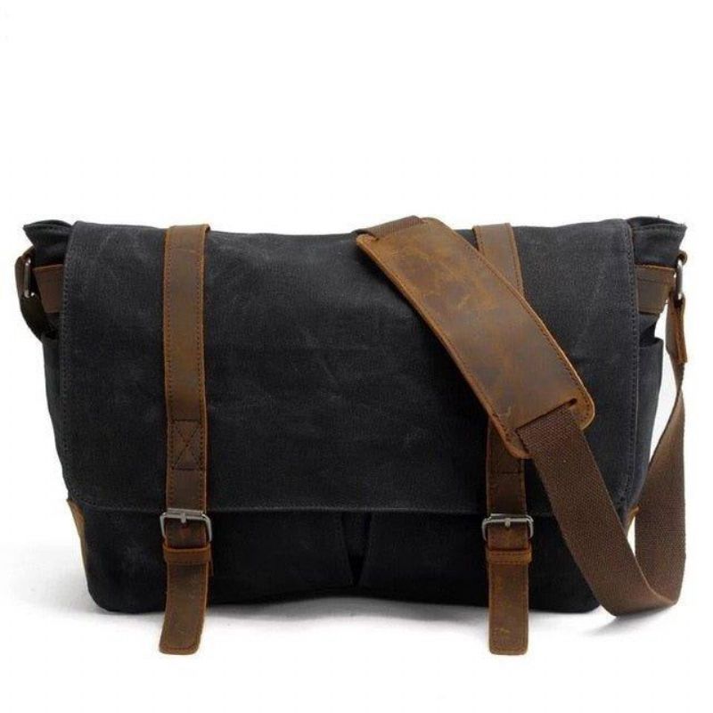 Wasserdichte Messenger-tasche Aus Canvas Für 14-zoll-laptop