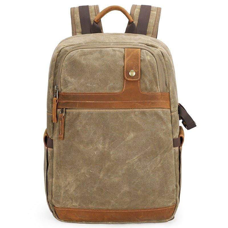 Wasserdichter Canvas-rucksack Mit Kamerafach