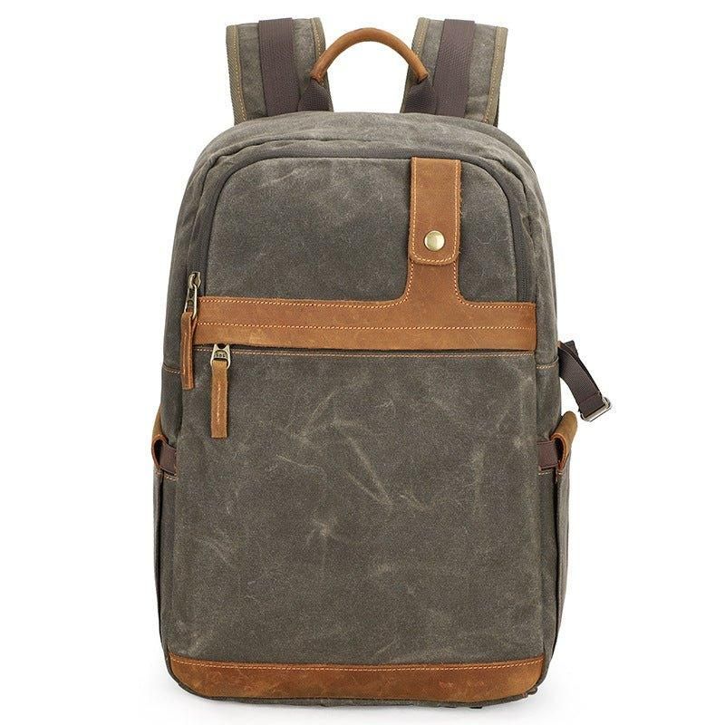 Wasserdichter Canvas-rucksack Mit Kamerafach