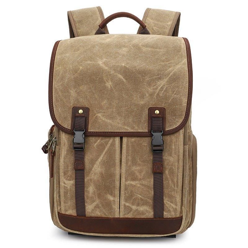 Wasserdichter Kamera-rucksack Aus Canvas