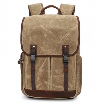 Wasserdichter Kamera-rucksack Aus Canvas