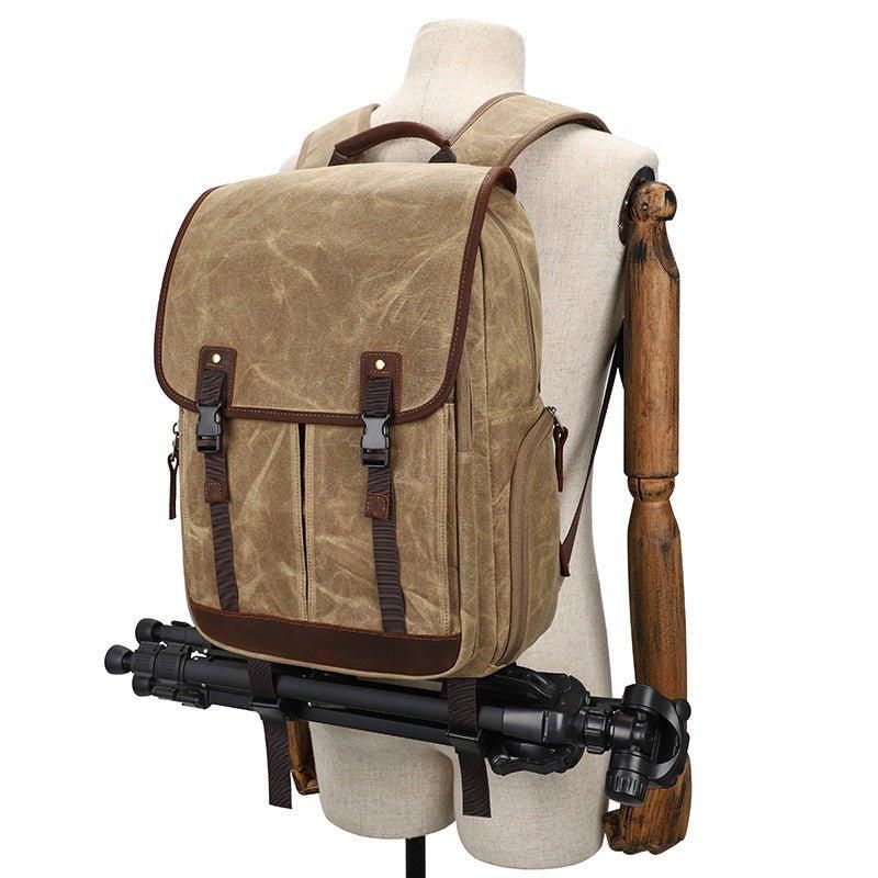 Wasserdichter Kamera-rucksack Aus Canvas