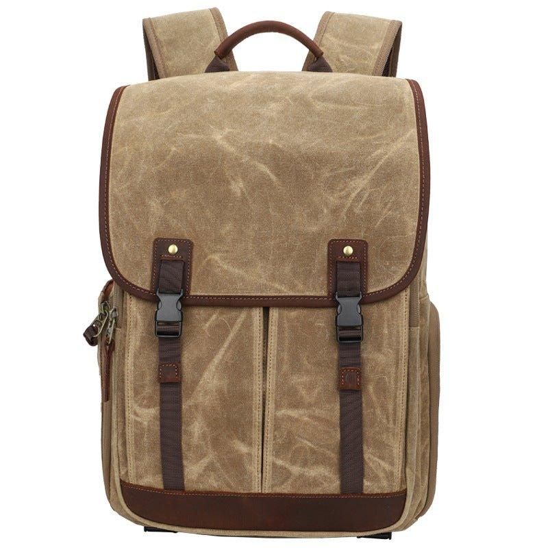 Wasserdichter Kamera-rucksack Aus Canvas