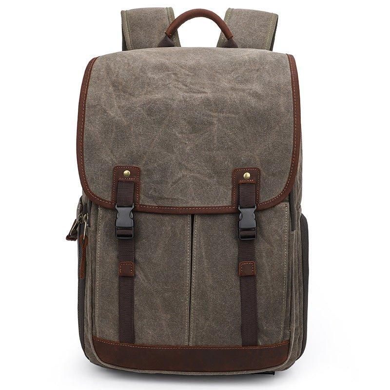 Wasserdichter Kamera-rucksack Aus Canvas