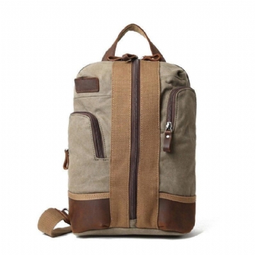 Wasserdichter Sling-rucksack Aus Canvas