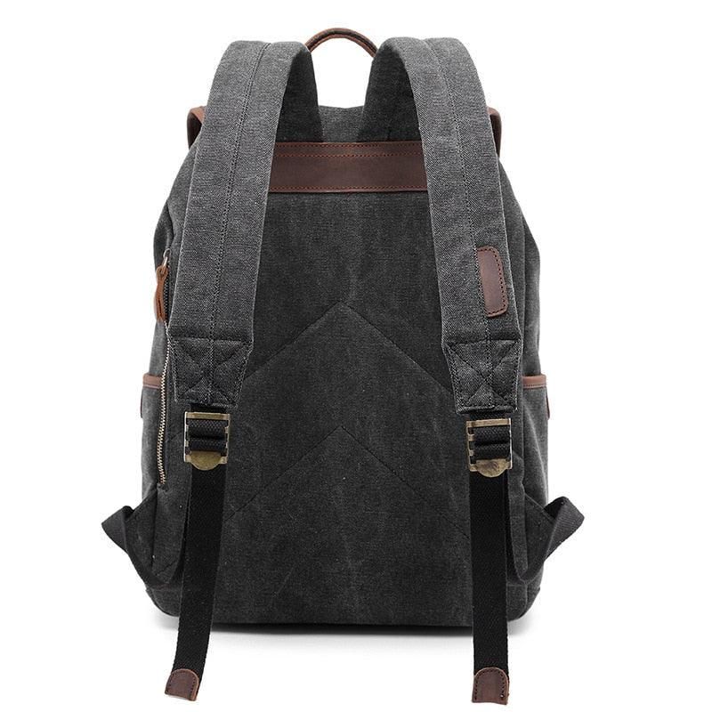 Wasserdichter Vintage-rucksack Aus Canvas Für Herren 15 Zoll