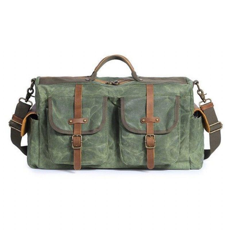 Weekender-reisetasche Aus Robustem Canvas