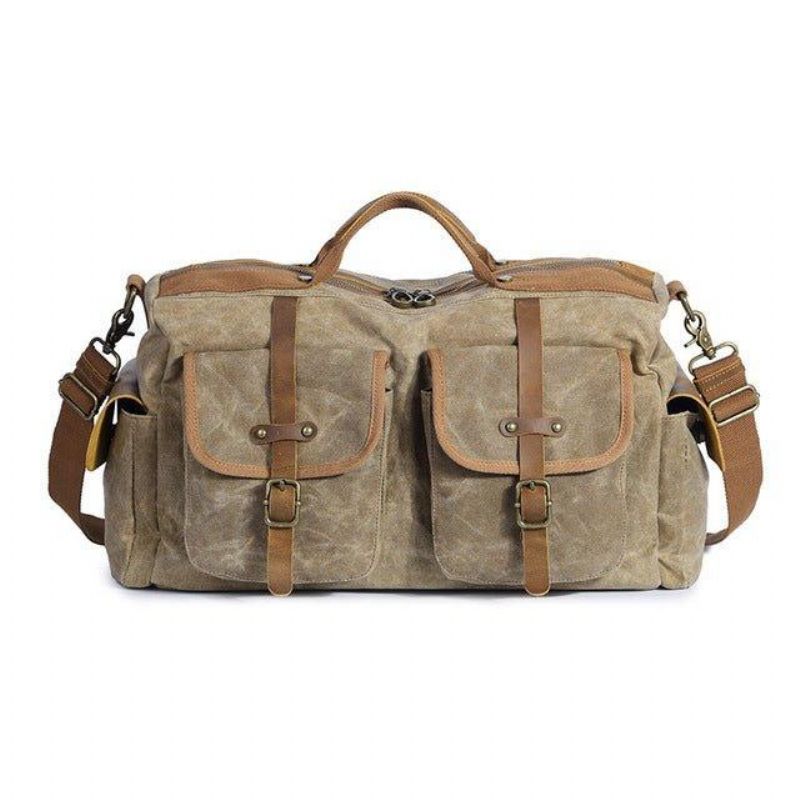 Weekender-reisetasche Aus Robustem Canvas